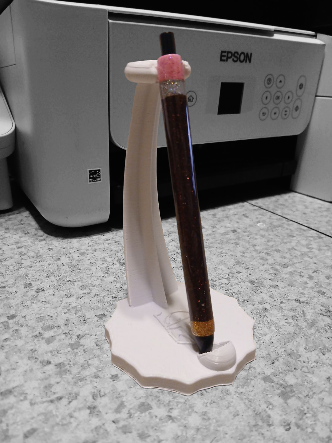 Pencil Pen / Glitter Pen / Personalization / Handmade / Refillable / Ink Gel