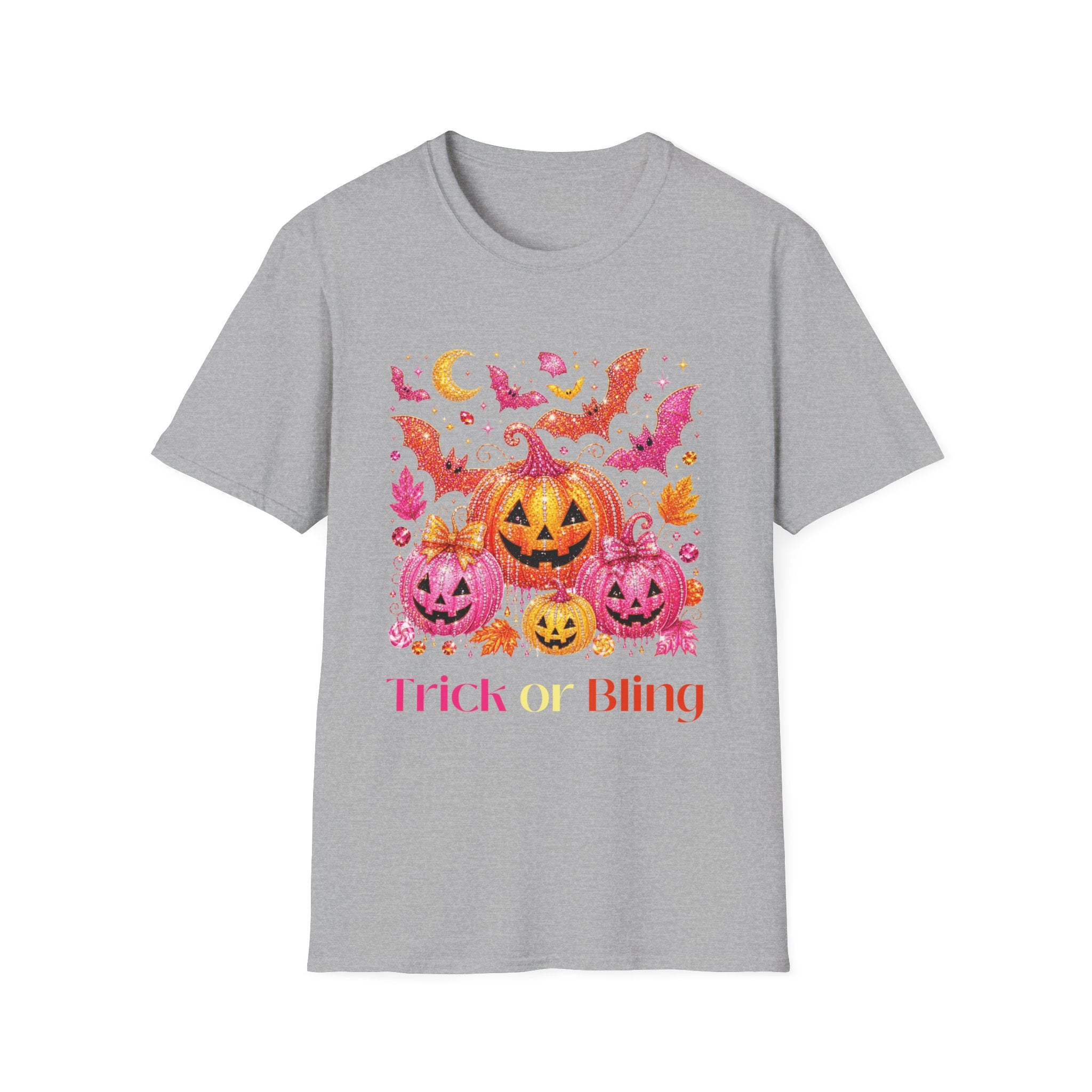 Halloween Pumpkin Trio T-Shirt — Trick or Treat Jack-O’-Lanterns Fall Tee