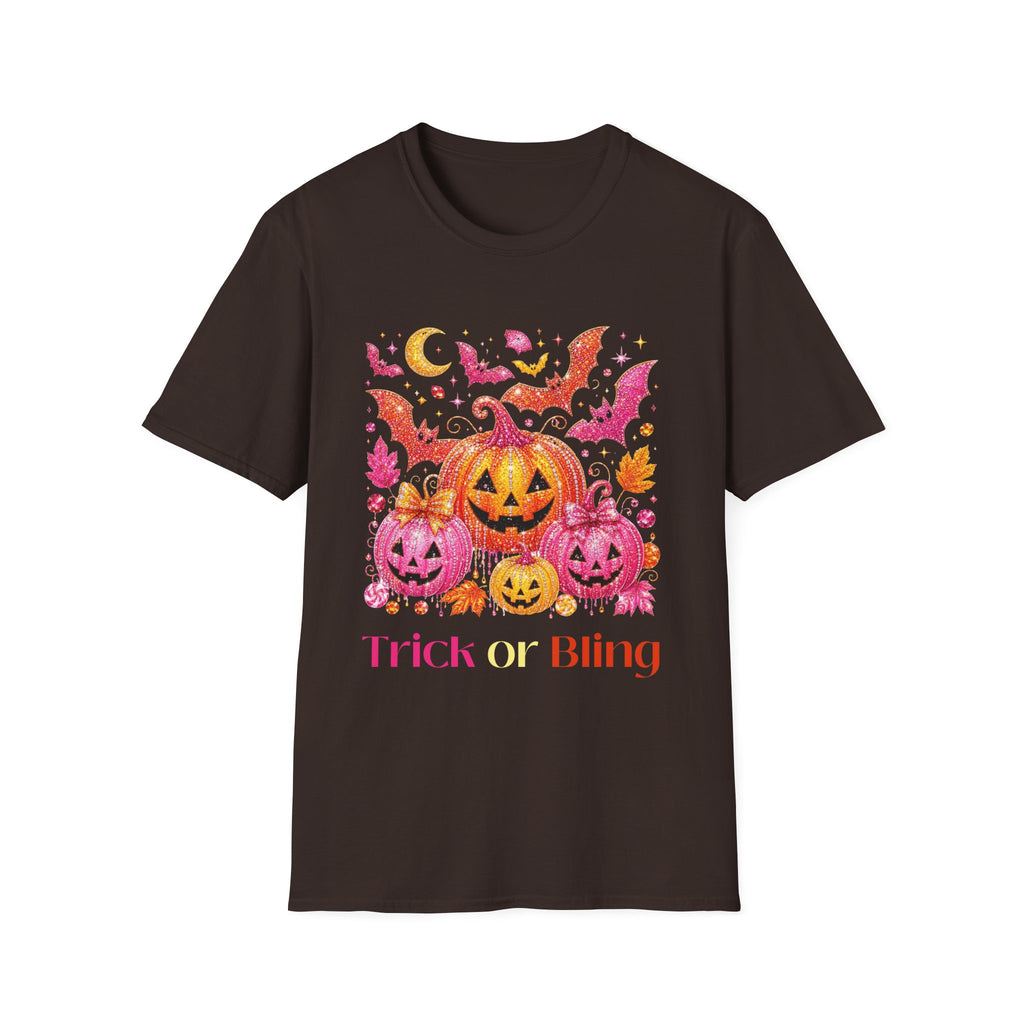Halloween Pumpkin Trio T-Shirt — Trick or Treat Jack-O’-Lanterns Fall Tee