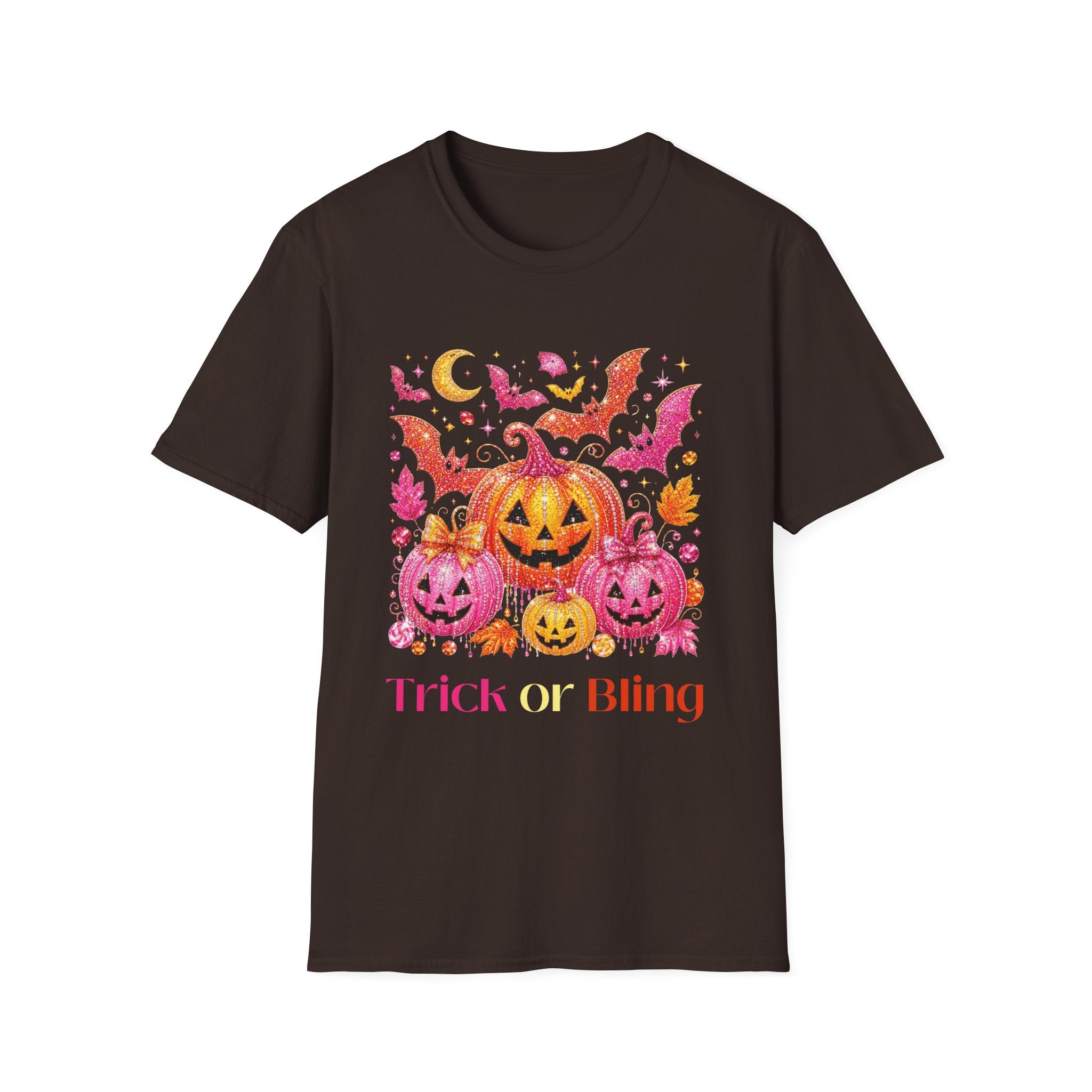 Halloween Pumpkin Trio T-Shirt — Trick or Treat Jack-O’-Lanterns Fall Tee