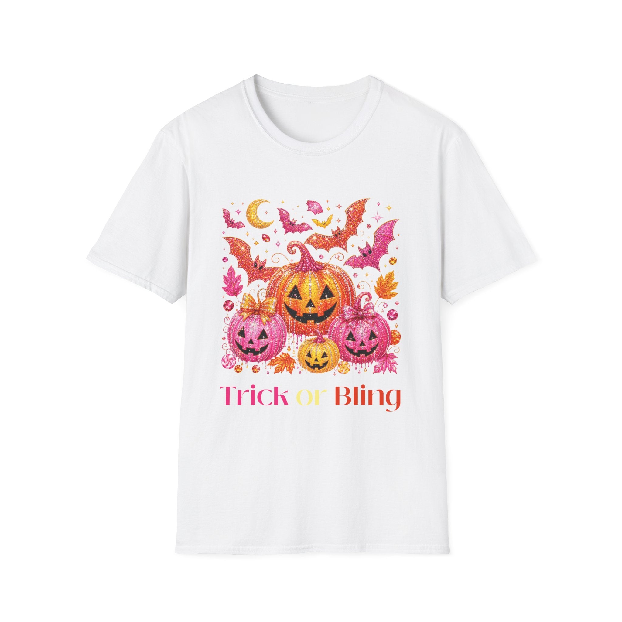 Halloween Pumpkin Trio T-Shirt — Trick or Treat Jack-O’-Lanterns Fall Tee