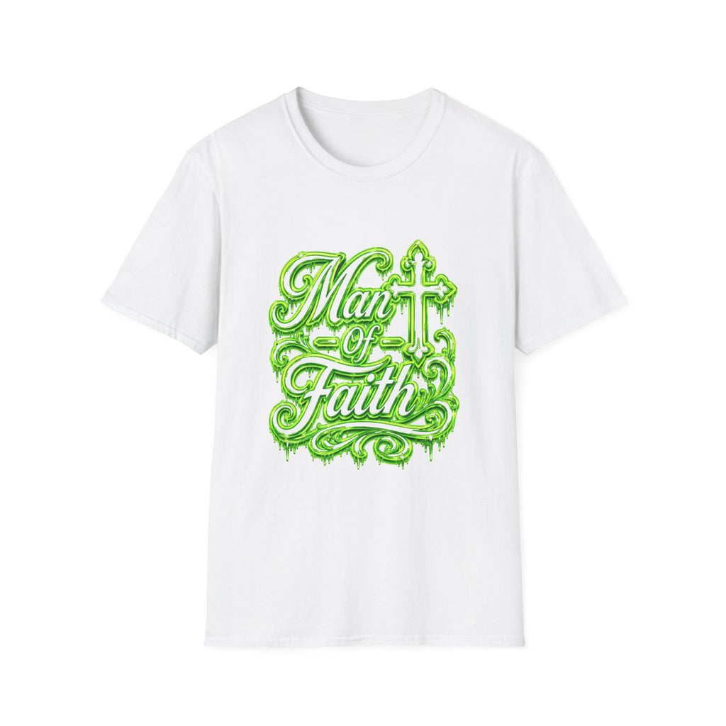 Man of Faith T‑Shirt — Christian Cross Faith Graphic Tee