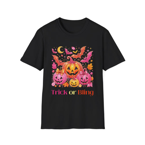 Halloween Pumpkin Trio T-Shirt — Trick or Treat Jack-O’-Lanterns Fall Tee
