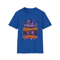 Halloween Ghosts & Pumpkins T-Shirt — "Happy Halloween" Graphic Tee
