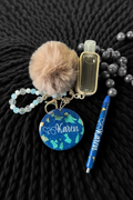 Custom Made Keychain and Pen Set