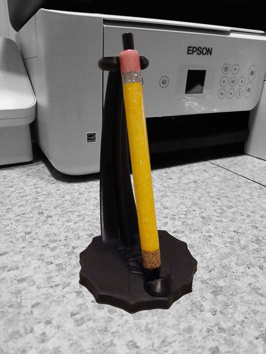Pencil Pen / Glitter Pen / Personalization / Handmade / Refillable / Ink Gel
